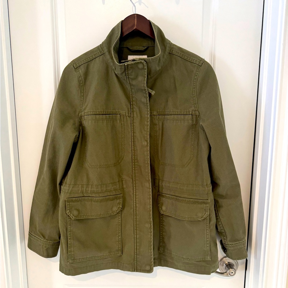 Madewell Army Green Field Coat. Size M